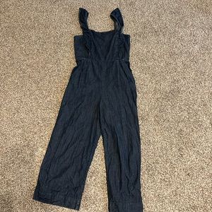 Gap denim jumpsuit
